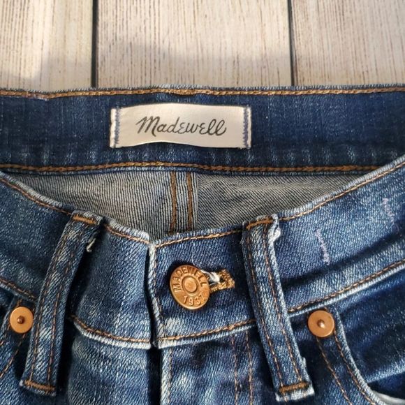 Madewell 9" High Riser Skinny Skinny Distressed - Picture 6 of 7